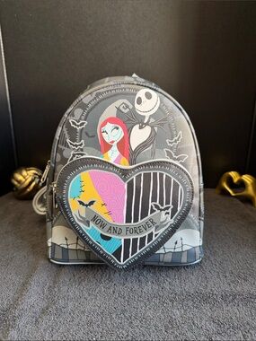 The Nightmare Before Christmas Sally Heart Mini Backpack – Multicolor